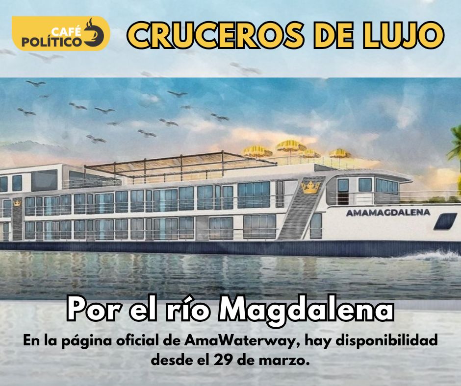 Cruceros de lujo por el rio Magdalena