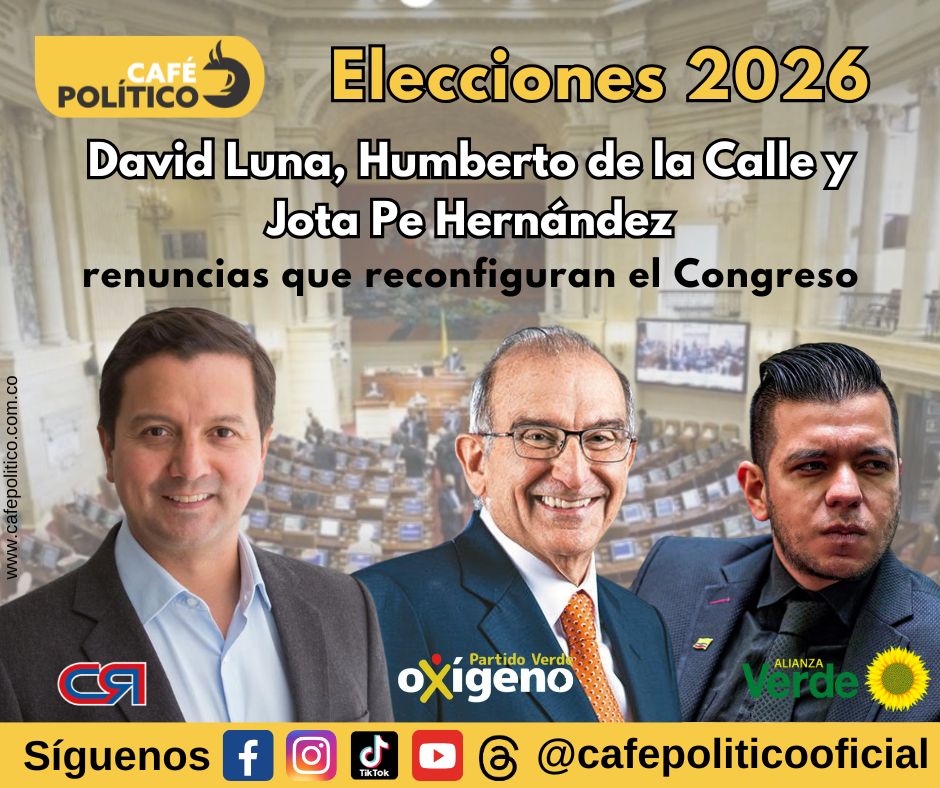 Renuncias que reconfiguran el congreso
