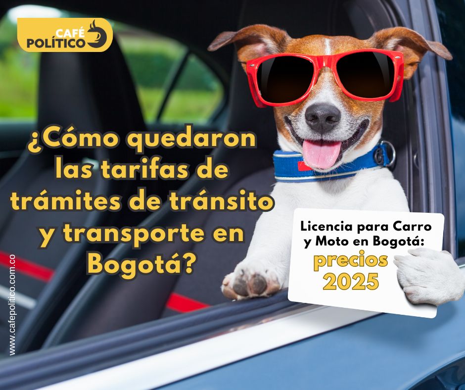 Renovar Licencia para carro y noto en Bogotá: precios 2025