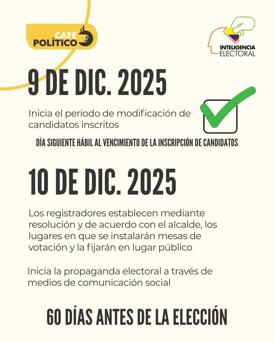 Registraduría Nacional Revela el Calendario Electoral para Elecciones ...