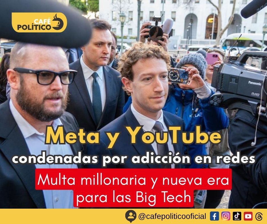 Meta y YouTube condenadas por adicción en redes: multa millonaria y nueva era para las Big Tech
