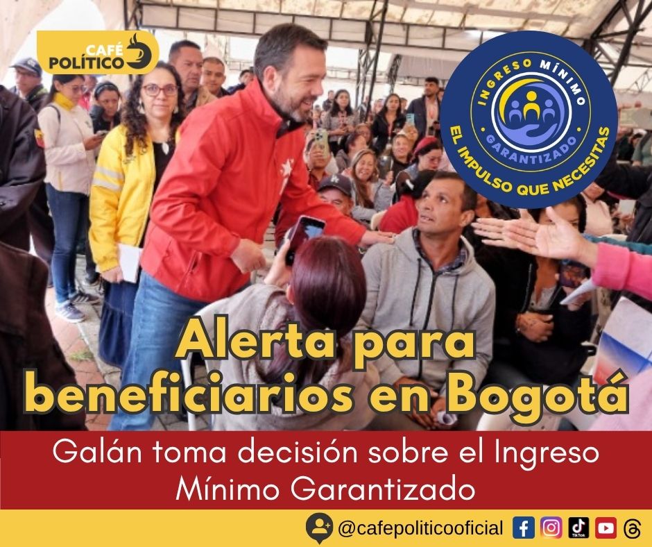 Alerta para beneficiarios en Bogotá: Galán toma decisión sobre el Ingreso Mínimo Garantizado