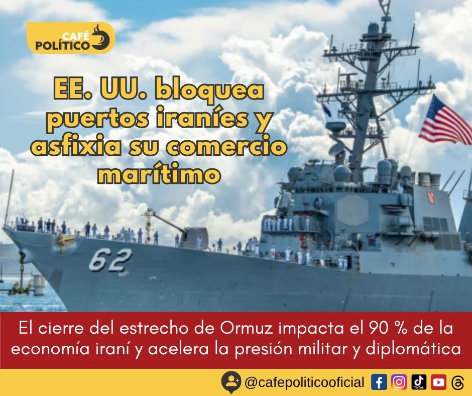 Escalada en Medio Oriente: EE. UU. bloquea puertos iraníes y asfixia su comercio marítimo