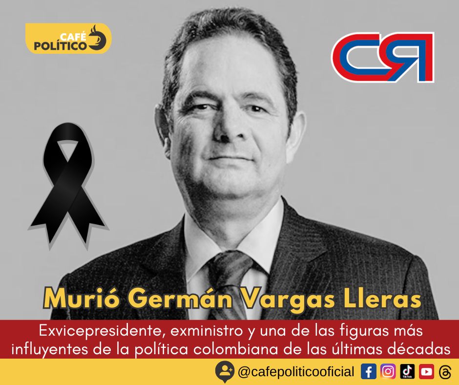 Murió Germán Vargas Lleras, uno de los políticos más influyentes de las últimas décadas en Colombia