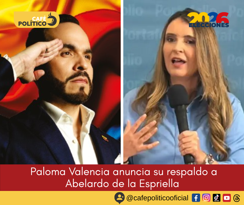 Paloma Valencia anuncia apoyo a Abelardo de la Espriella para la segunda vuelta presidencial de 2026