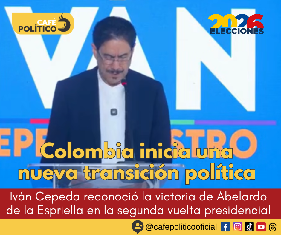 Iván Cepeda reconoce derrota y acepta triunfo de Abelardo de la Espriella: así se redefine el mapa político de Colombia