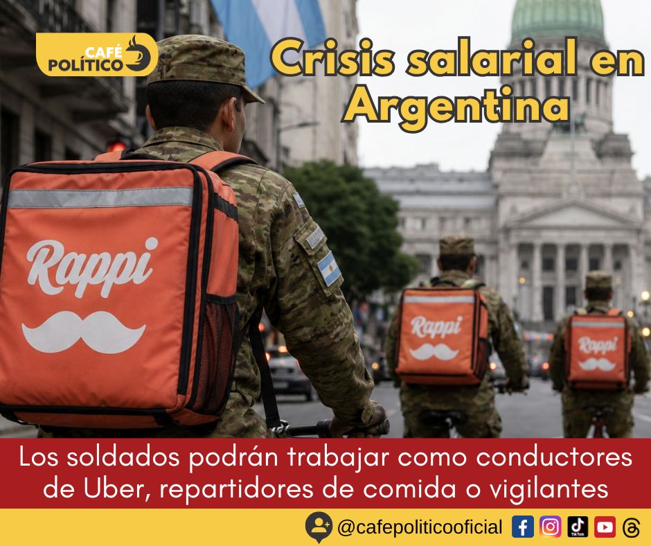 Crisis salarial en Argentina: Gobierno de Milei autoriza a militares a buscar un segundo empleo para completar sus ingresos