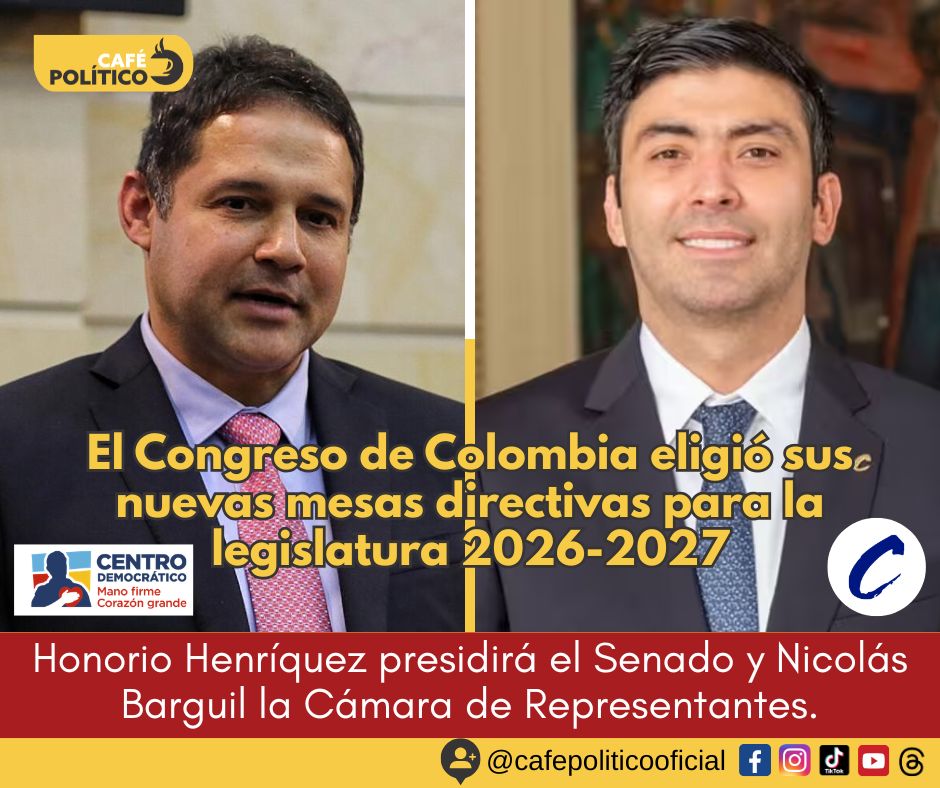 El Congreso definió sus nuevas mesas directivas: así quedó el liderazgo del Senado y la Cámara para la legislatura 2026-2027