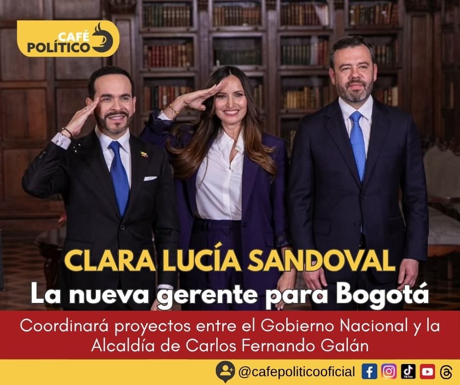 Clara Lucía Sandoval será la gerente para Bogotá: así funcionará el nuevo enlace entre De la Espriella y Galán