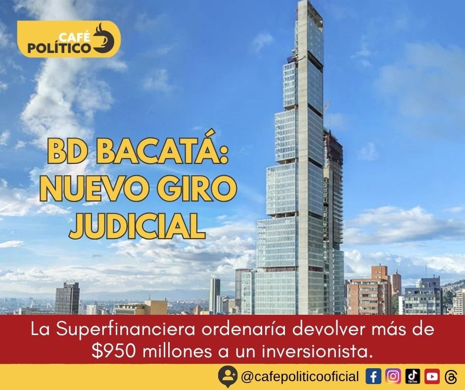 BD Bacatá: Superfinanciera ordenaría devolver más de $950 millones a inversionista y pone la lupa sobre Acción Fiduciaria
