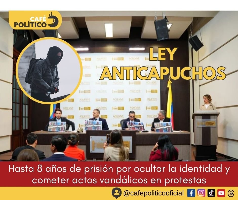 Ley Anticapuchos: Congreso propone hasta ocho años de prisión para quienes oculten su identidad y cometan actos vandálicos en protestas