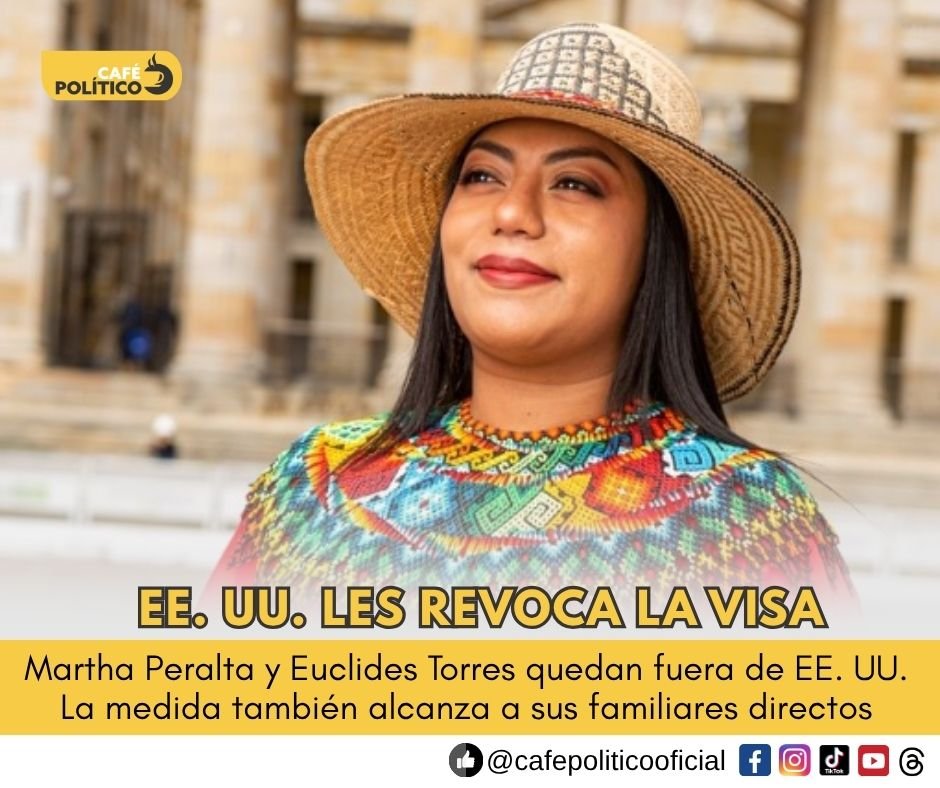 EE. UU. revoca visas de Martha Peralta y Euclides Torres y extiende la medida a sus familias