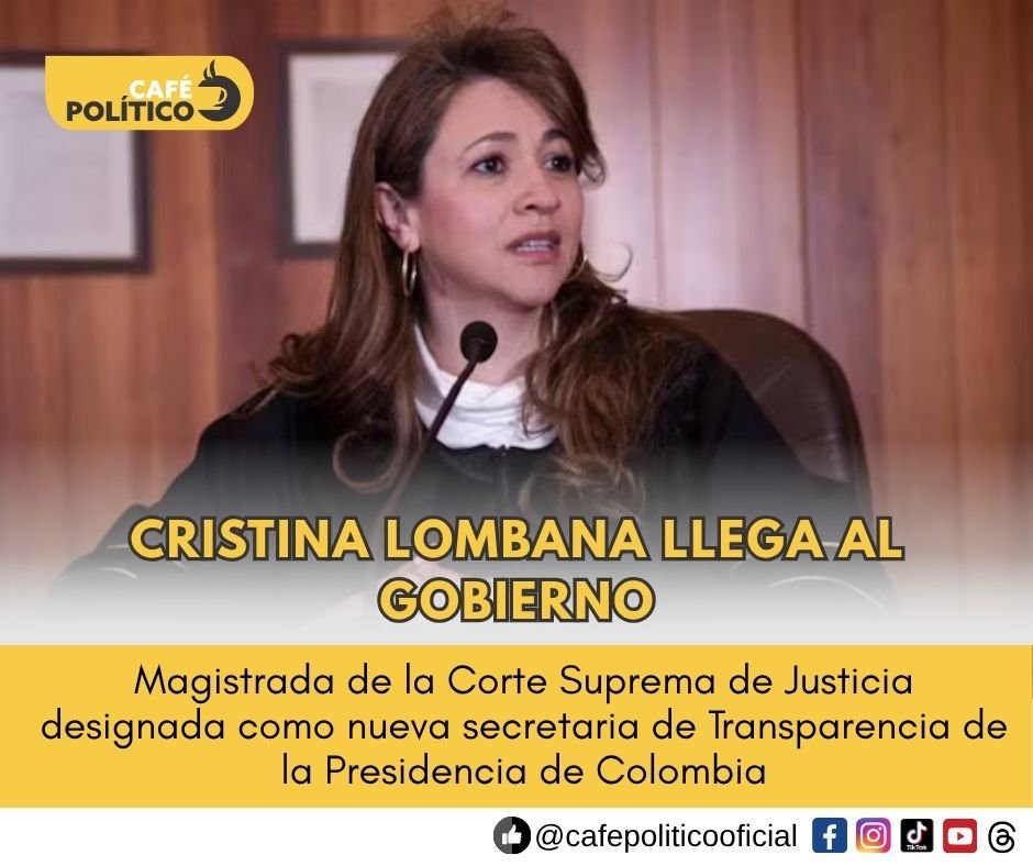 Cristina Lombana llegará a la Secretaría de Transparencia: De la Espriella anuncia nuevo frente contra la corrupción