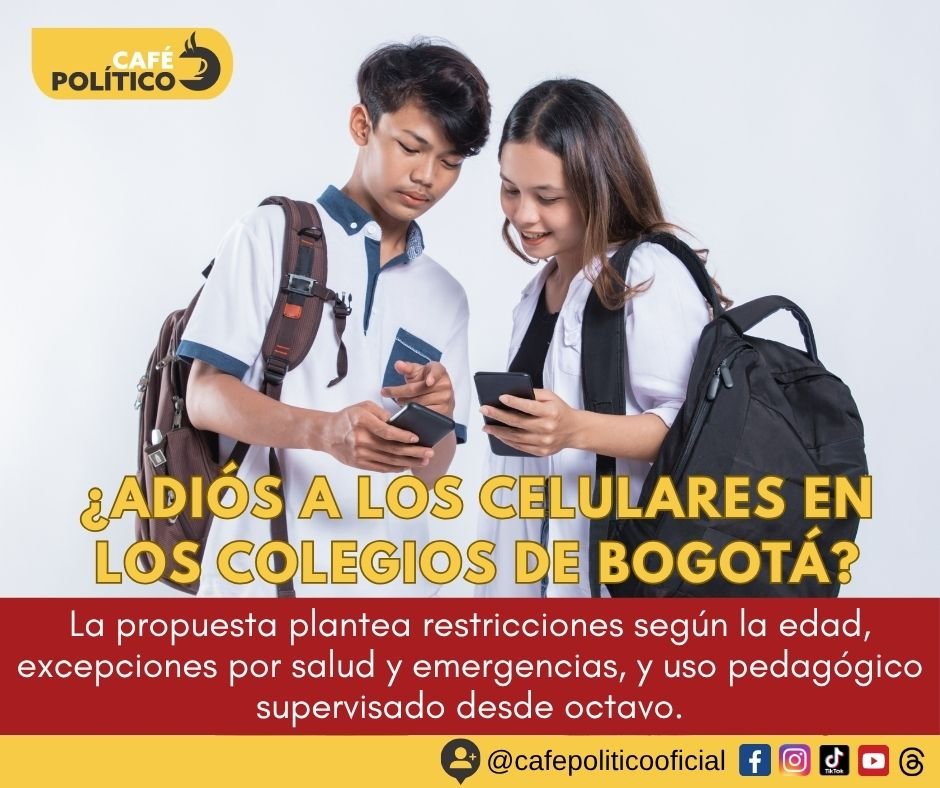 Bogotá se prepara para limitar el uso de celulares en colegios: estas son las reglas que propone el Distrito