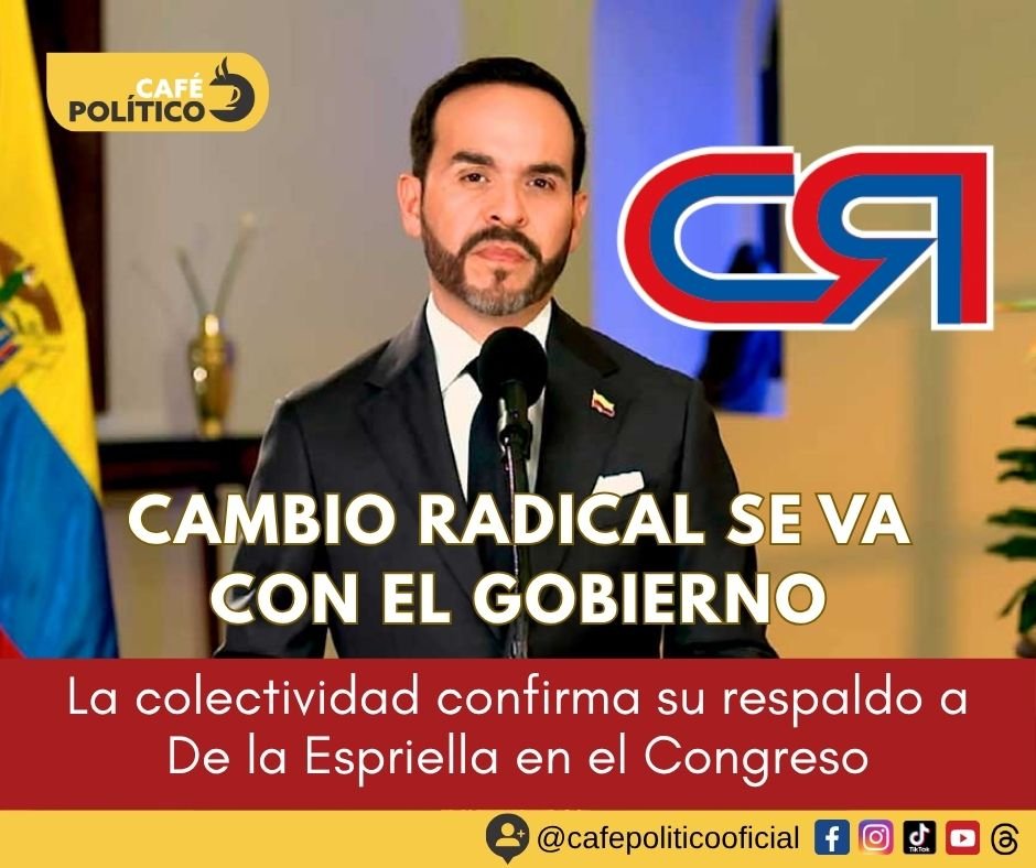 Cambio Radical se declara partido de Gobierno y fortalece el bloque de Abelardo de la Espriella en el Congreso