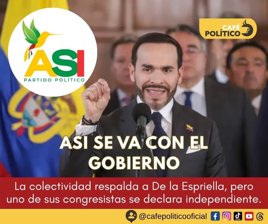 Partido ASI se declara de Gobierno de Abelardo de la Espriella, pero uno de sus congresistas se mantiene independiente
