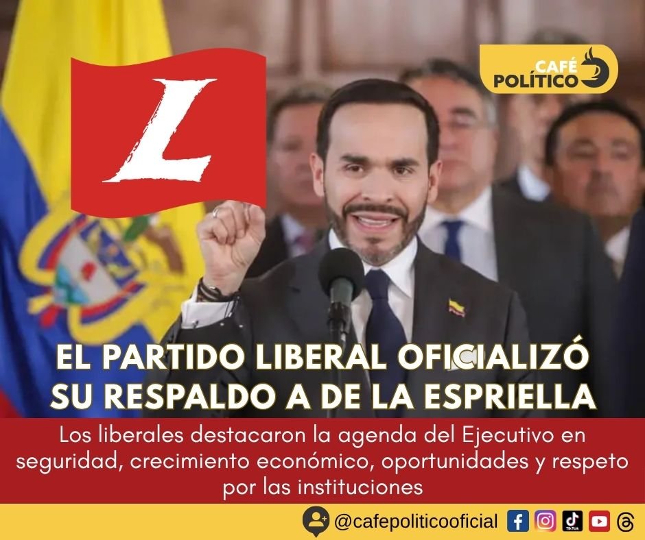 Partido Liberal se declara de Gobierno y fortalece las mayorías de Abelardo de la Espriella en el Congreso