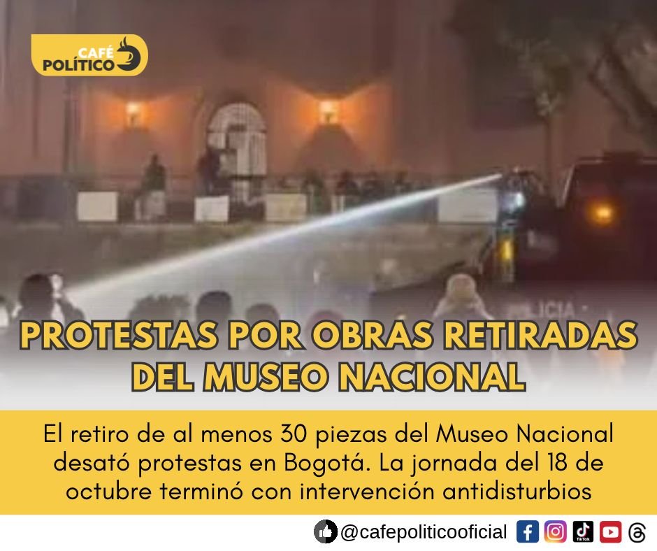Museo Nacional: segundo día de protestas y tensión por el retiro de piezas históricas
