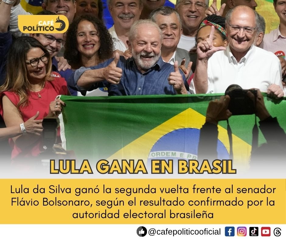 Lula derrota a Flávio Bolsonaro en una segunda vuelta histórica en Brasil