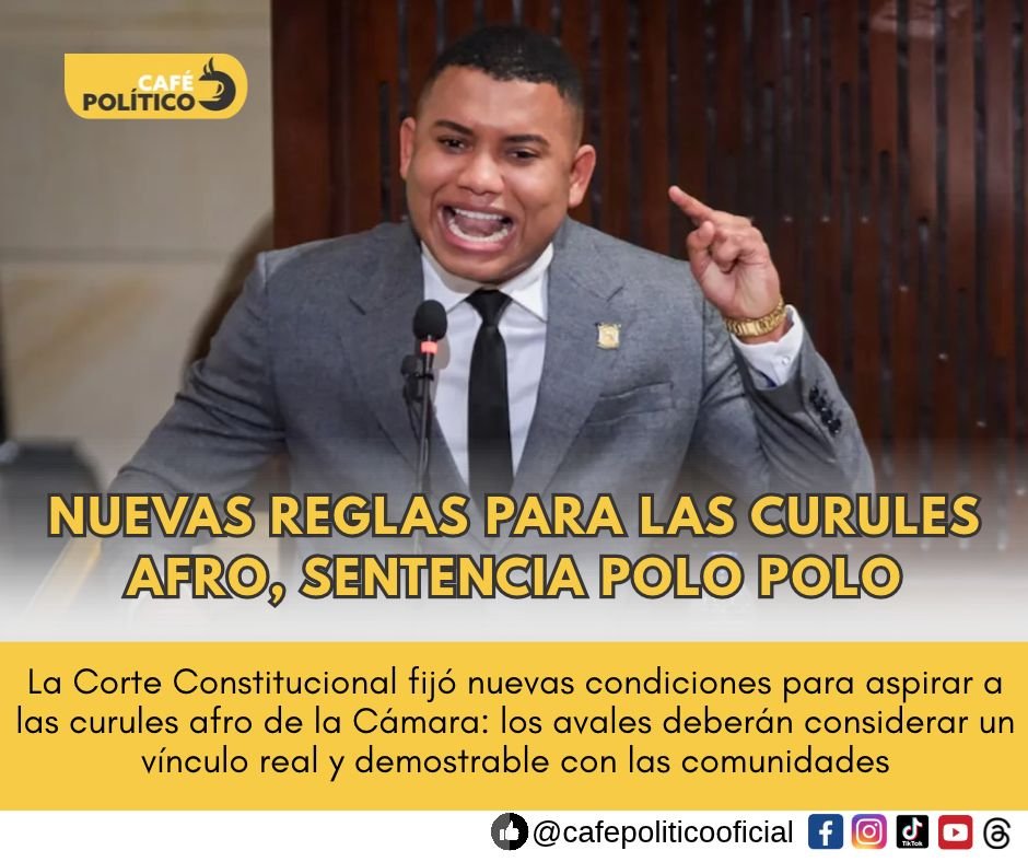 Candidatos a las curules afro deberán demostrar su vínculo con las comunidades