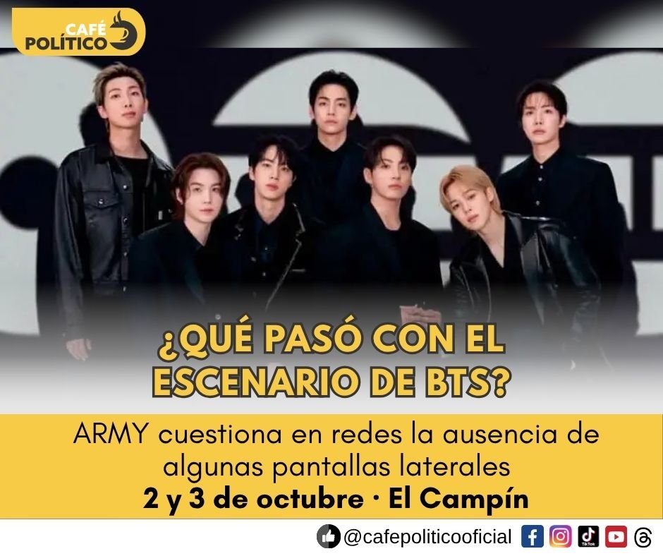 BTS en Bogotá: fans cuestionan cambios en el escenario de los conciertos en El Campín