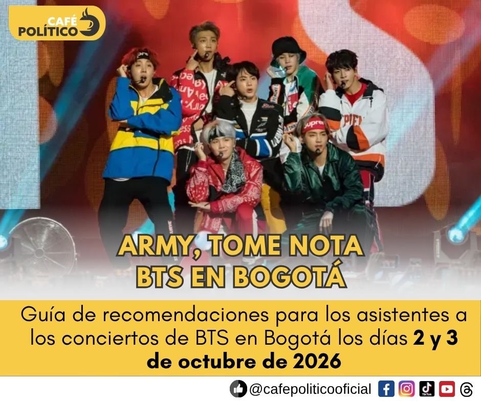 BTS en Bogotá: guía para ARMY con horarios, restricciones y recomendaciones para El Campín