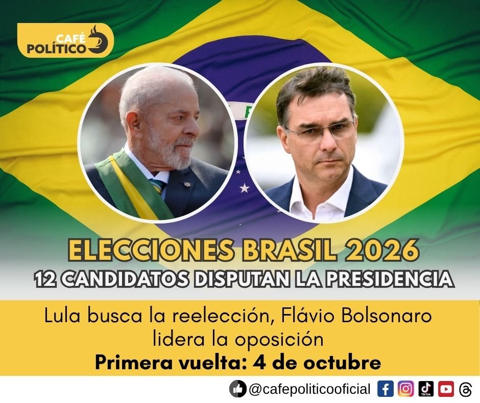Elecciones Brasil 2026: estos son los 12 candidatos que disputan la Presidencia