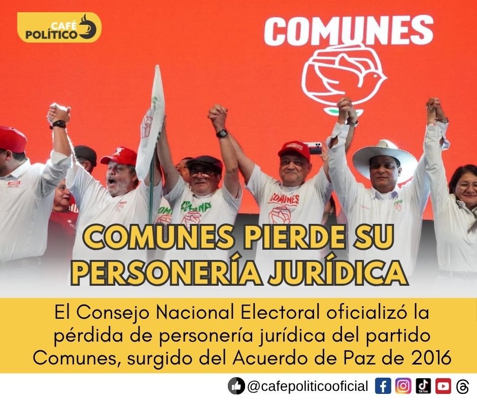 Comunes pierde su personería jurídica: qué cambia para el partido surgido del Acuerdo de Paz
